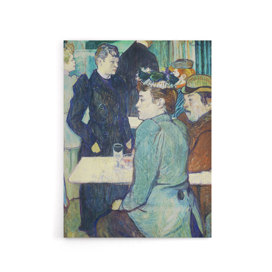 Corner in Moulin de la Galette Canvas Wall Art Print Lautrec
