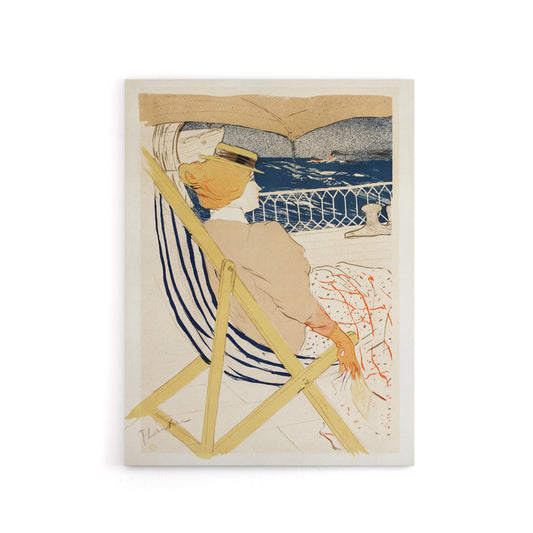 Ocean Cruise Passenger Canvas Wall Art Print Toulouse Lautrec