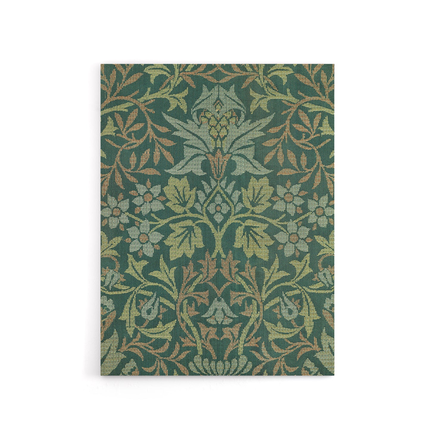 Flower Garden Textile Detail Canvas Wall Art Print William Morris