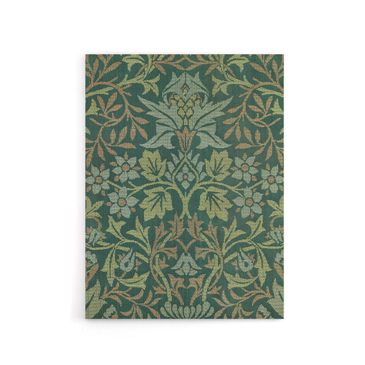 Flower Garden Textile Detail Canvas Wall Art Print William Morris