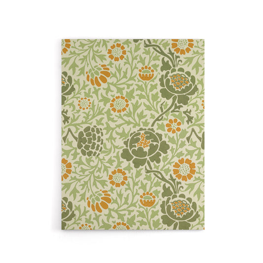 Grafton 1883 Floral Motif Canvas Wall Art Print William Morris