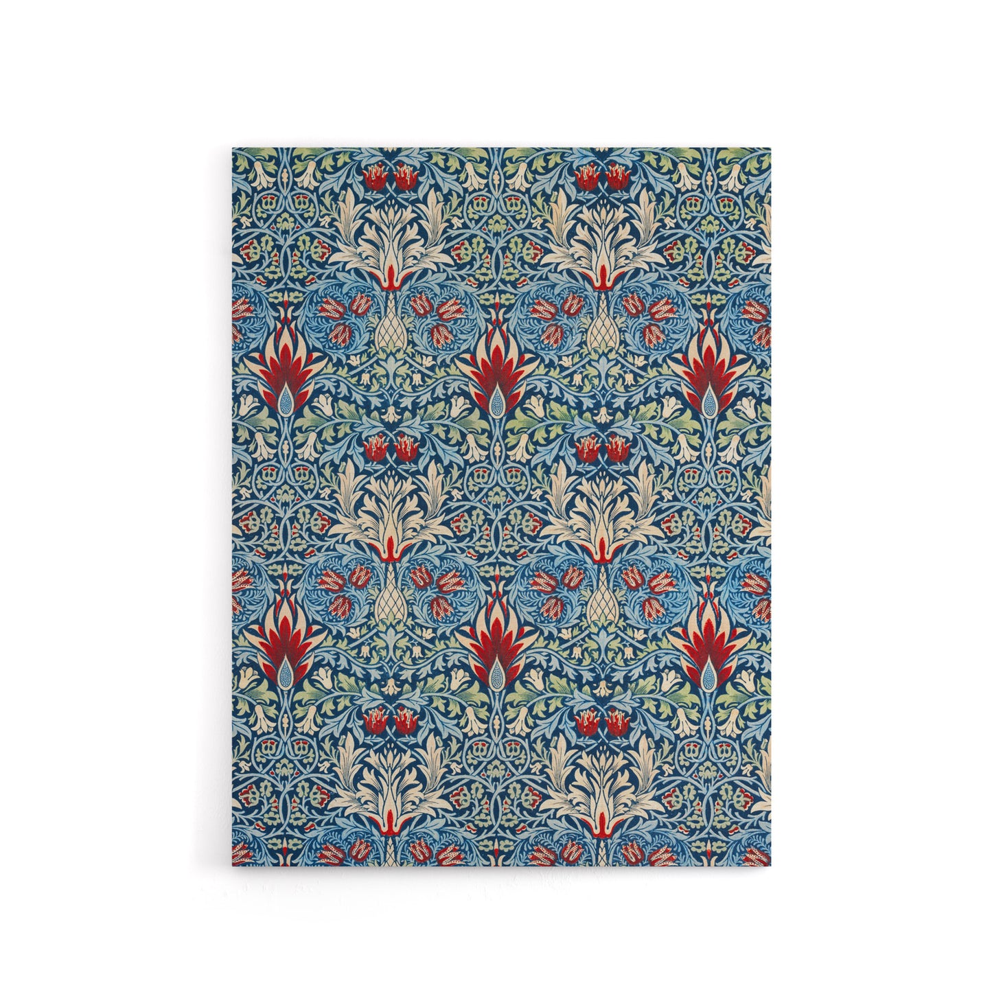 Snakeshead Flower Pattern Canvas Wall Art Print William Morris