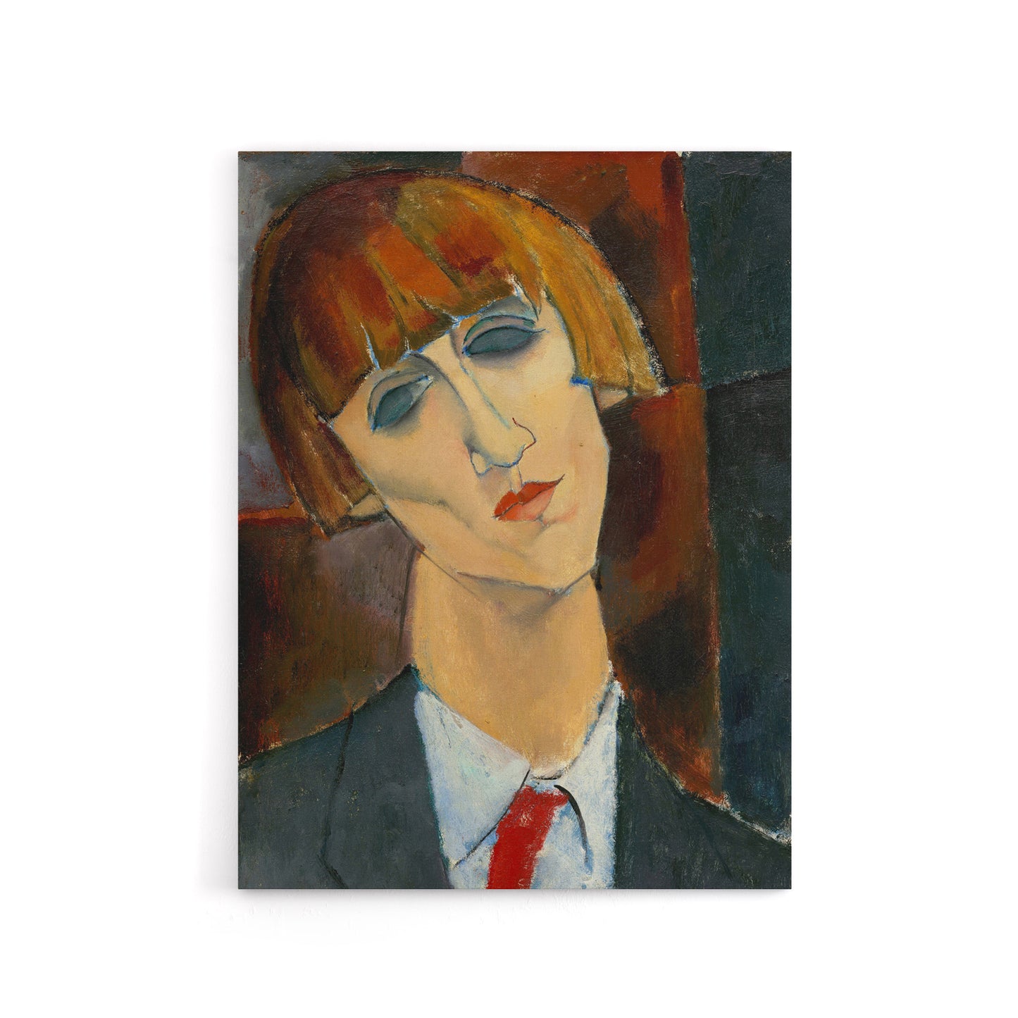 Madame Kisling Portrait Modigliani Vintage Canvas Wall Art