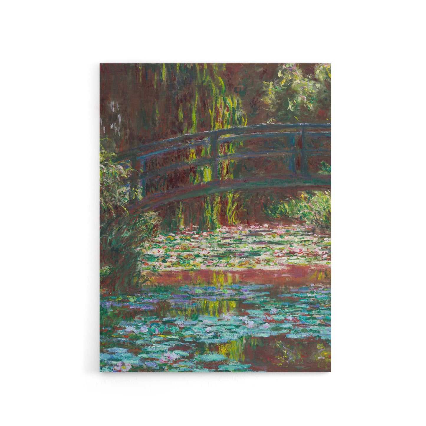 Water Lily Pond with Bridge Claude Monet Vintage Canvas Wall Art