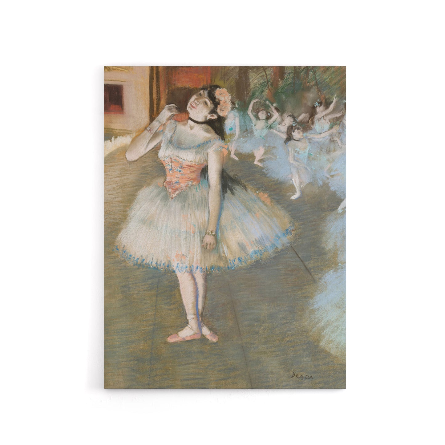 The Star Ballet Dancer Portrait Degas Vintage Canvas Wall Art