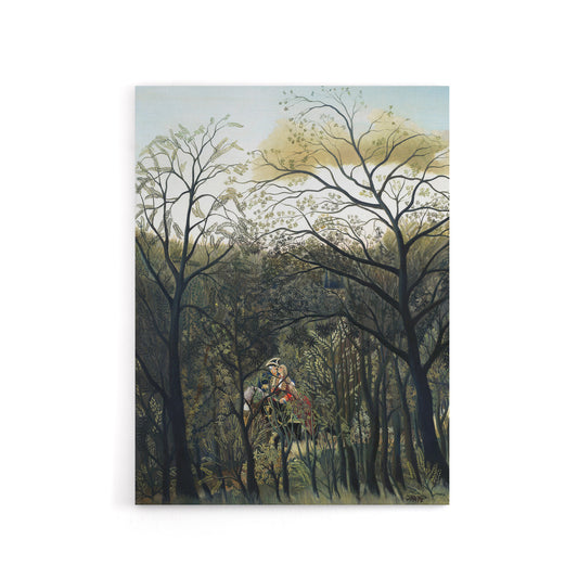 Rendezvous in the Forest Rousseau Vintage Canvas Wall Art