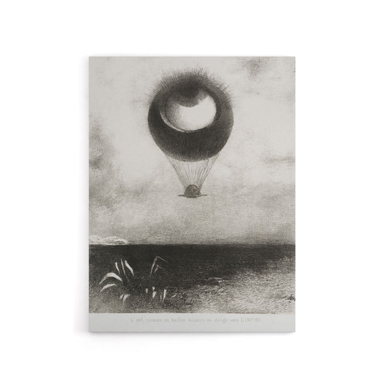 The Eye Like a Strange Balloon Redon Vintage Canvas Wall Art