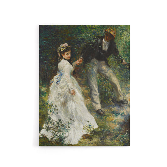 The Promenade Couple Renoir Vintage Canvas Wall Art