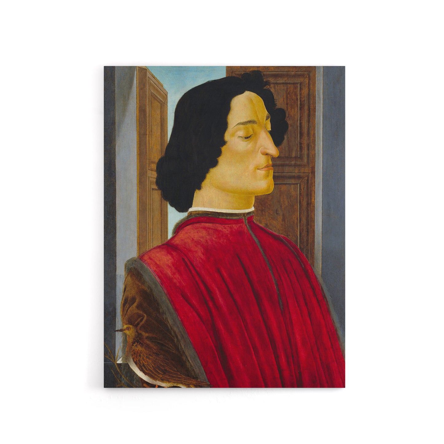 Giuliano de Medici Portrait Botticelli Vintage Canvas Wall Art
