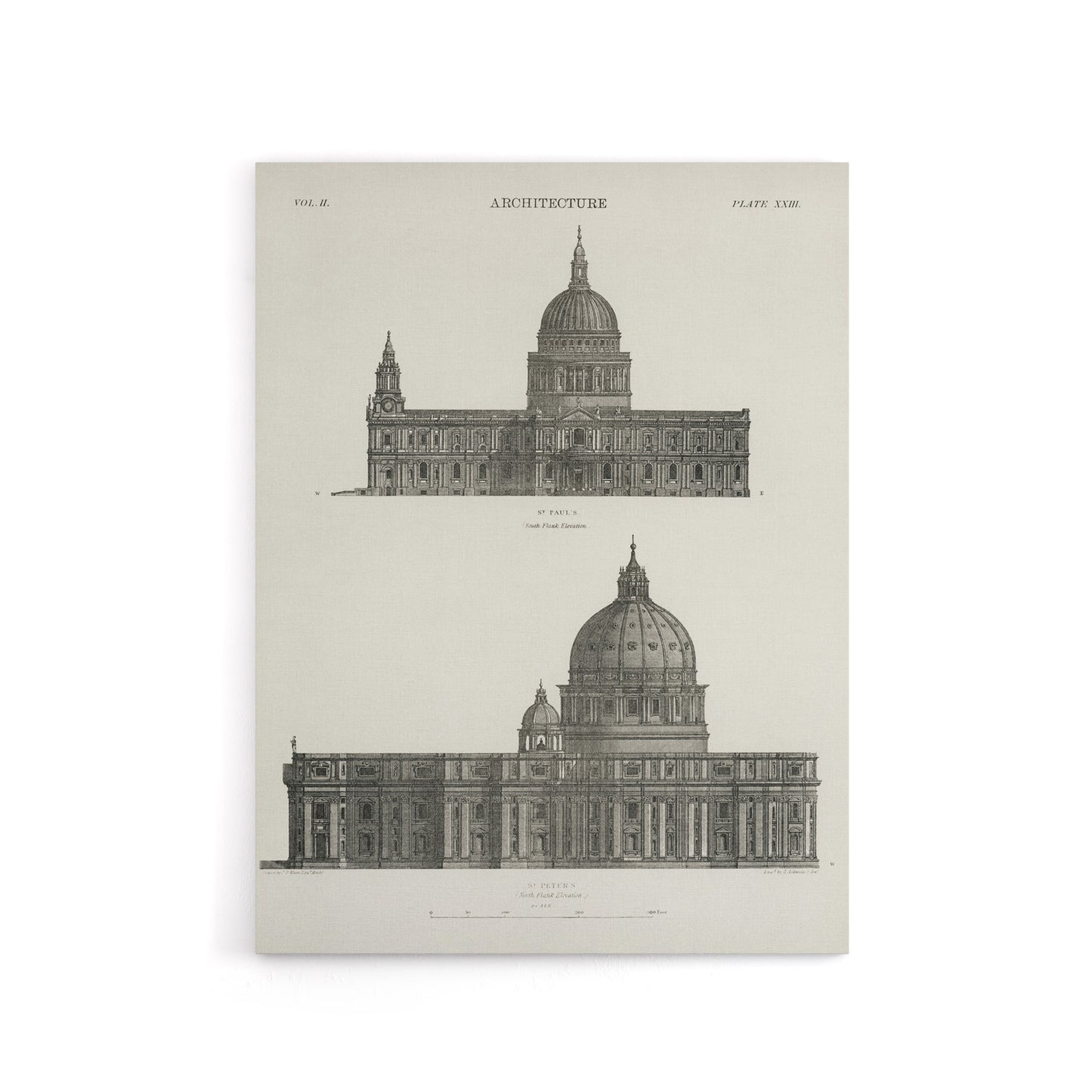 St Paul St Peters Encyclopaedia Britannica Canvas Wall Art