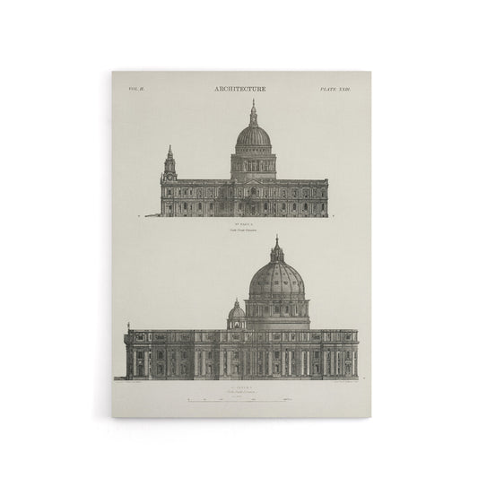 St Paul St Peters Encyclopaedia Britannica Canvas Wall Art