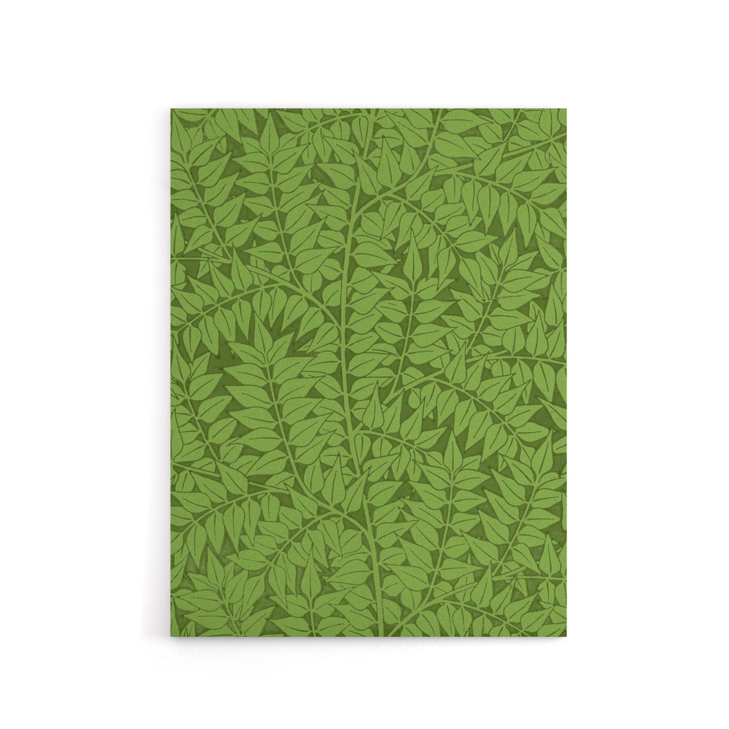 Leafy Branch Green Pattern W. Morris Vintage Canvas Wall Art