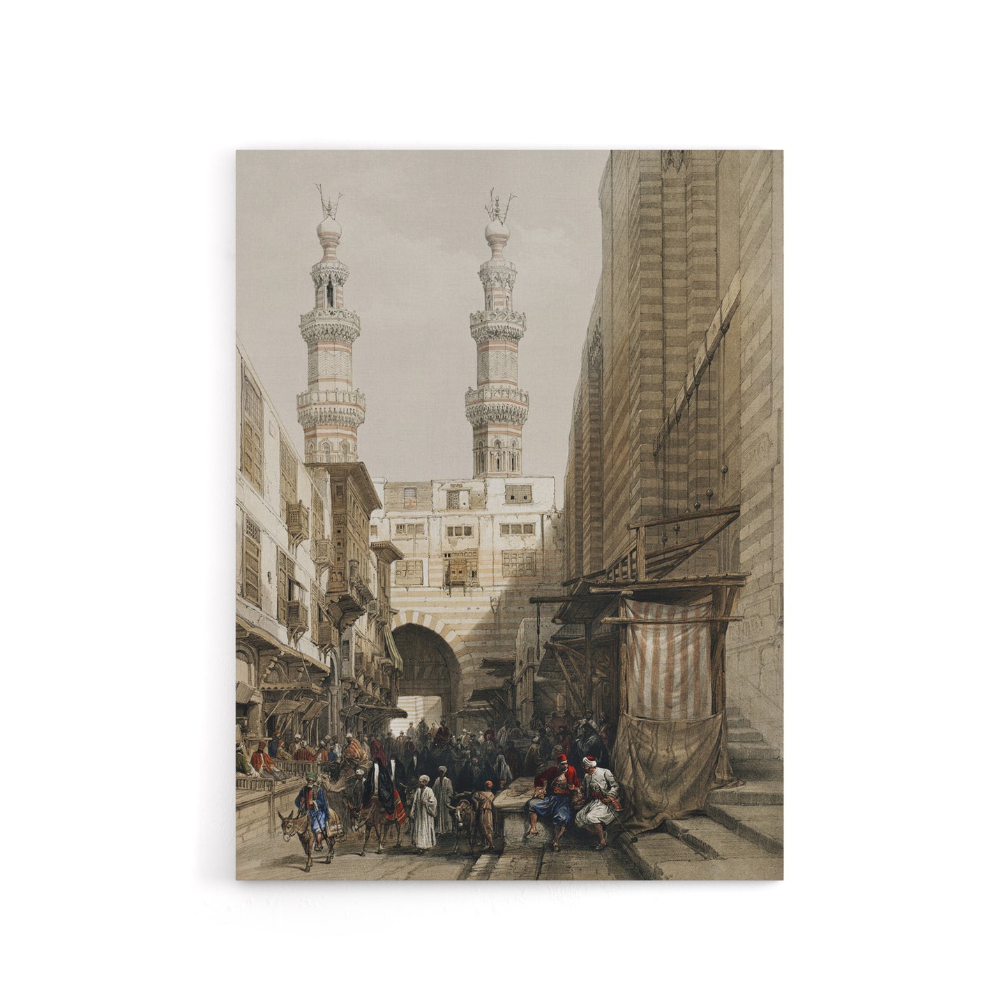 Metwally Minarets and Grand Entrance Roberts Canvas Wall Art