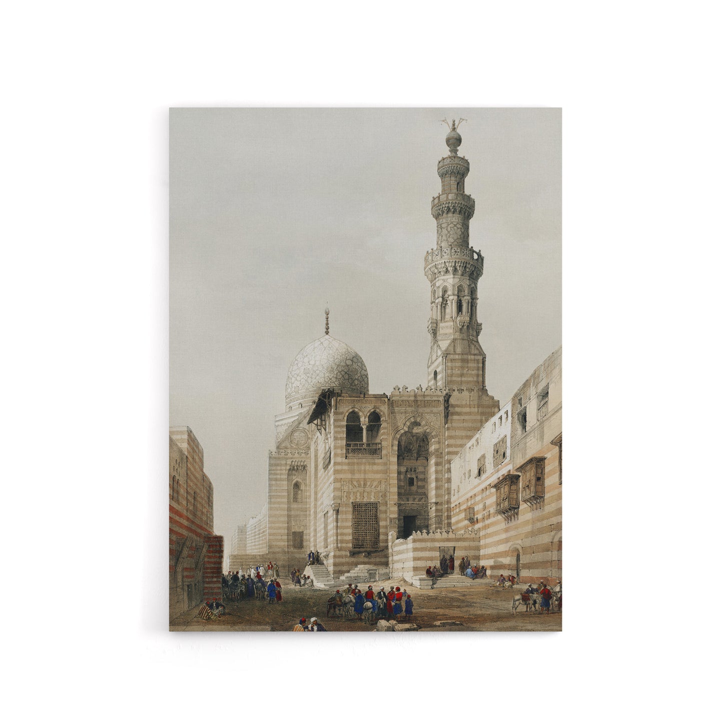Tombs of the Khalifs at Cairo D. Roberts Vintage Canvas Wall Art