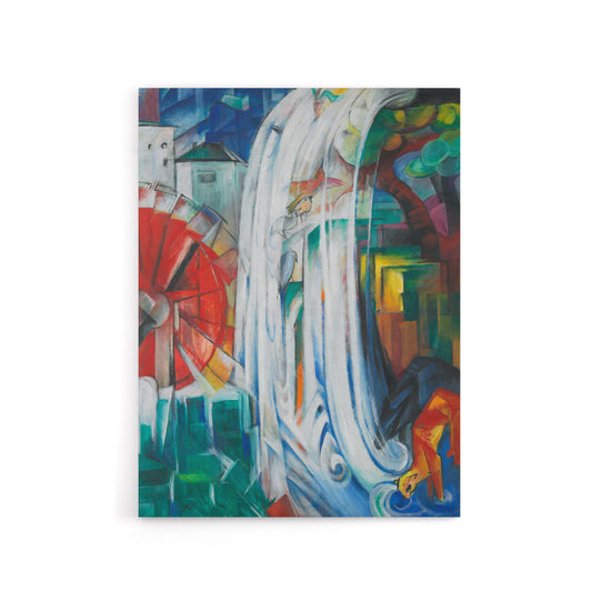 The Bewitched Mill Colourful Franz Marc Vintage Canvas Wall Art