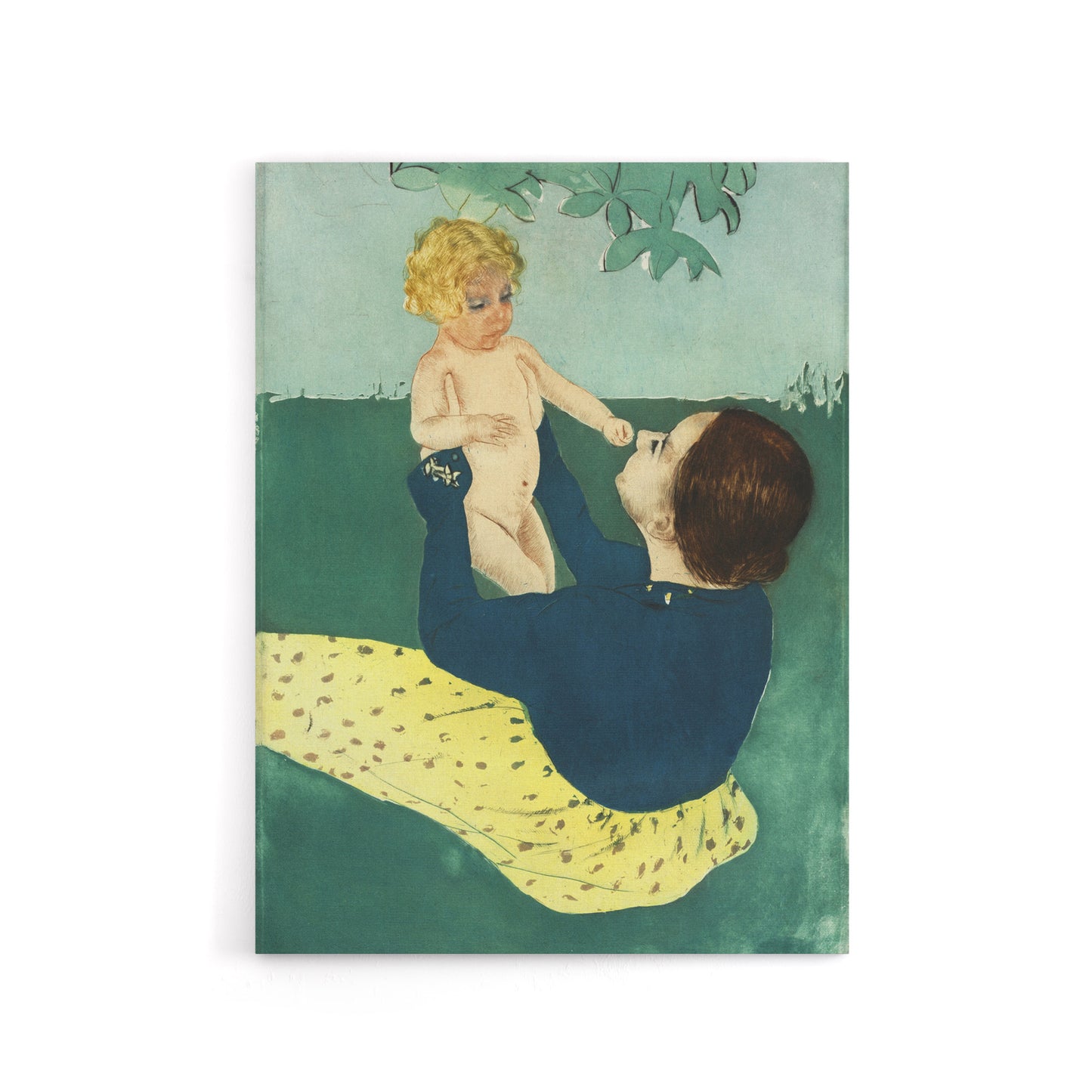 Under the Horse Chestnut Tree Cassatt Vintage Canvas Wall Art
