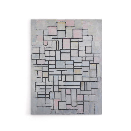 Composition No IV Abstract Mondrian Vintage Canvas Wall Art
