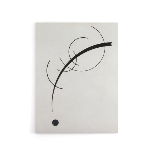 Free Curve to the Point Wassily Kandinsky Canvas Wall Art Print