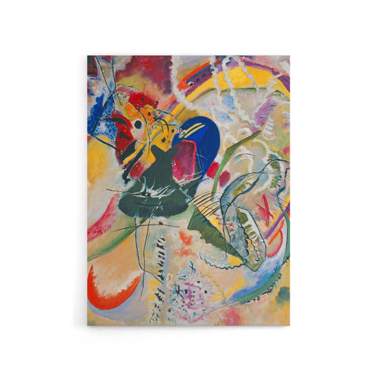 Improvisation 35 Colourful Abstract Kandinsky Canvas Wall Art Print