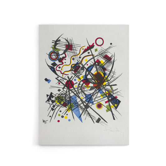 Abstract for Fourth Bauhaus Portfolio Kandinsky Canvas Wall Art Print