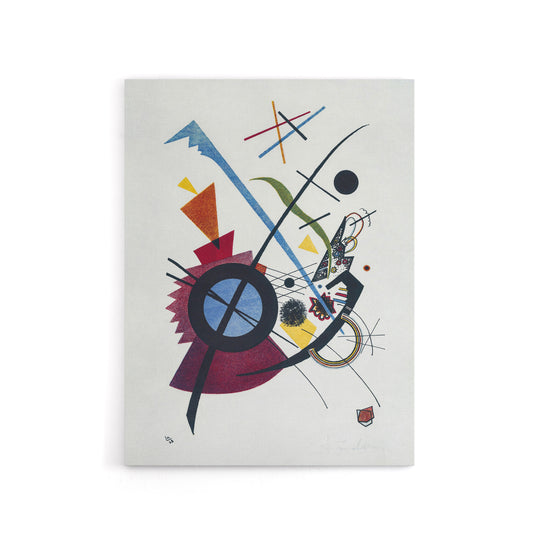 Violet Abstract Painting Wassily Kandinsky Canvas Wall Art Print