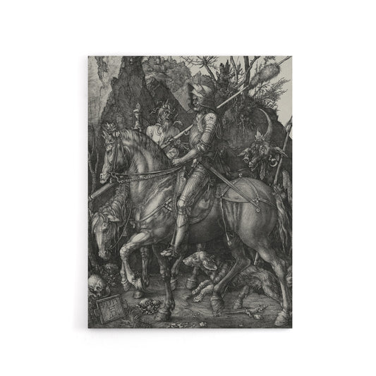 Knight Death and the Devil Albrecht Durer Canvas Wall Art Print