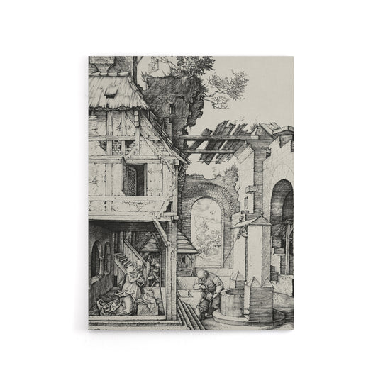 The Nativity Birth of Jesus Albrecht Durer Canvas Wall Art Print