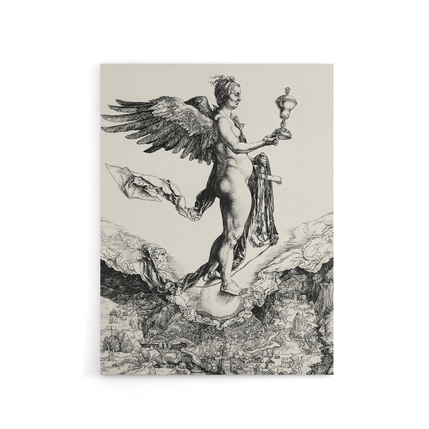 Nemesis The Great Fortune Albrecht Durer Canvas Wall Art Print