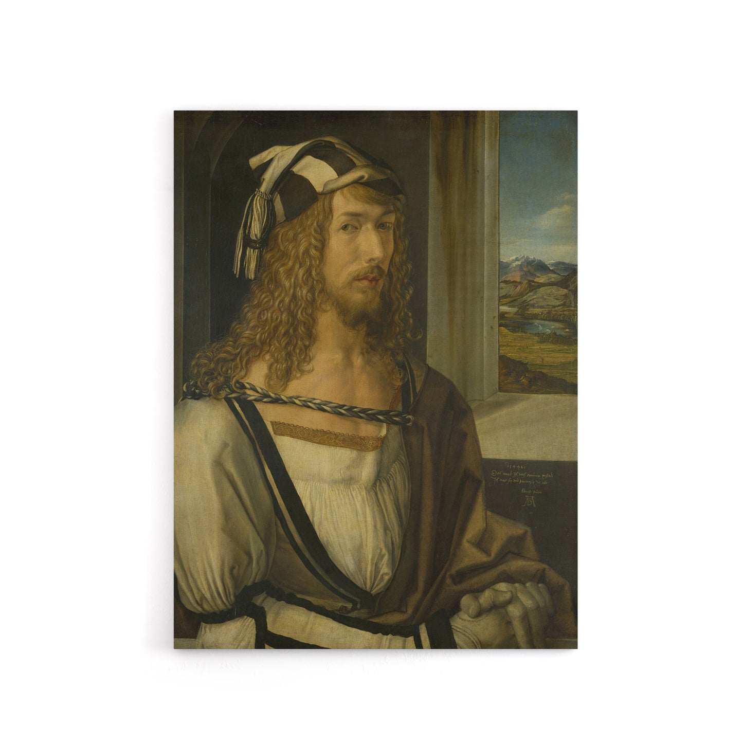 Self Portrait Young Artist Albrecht Durer Canvas Wall Art Print