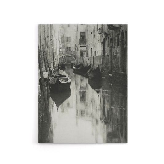 A Venetian Canal Photograph Alfred Stieglitz Canvas Wall Art Print