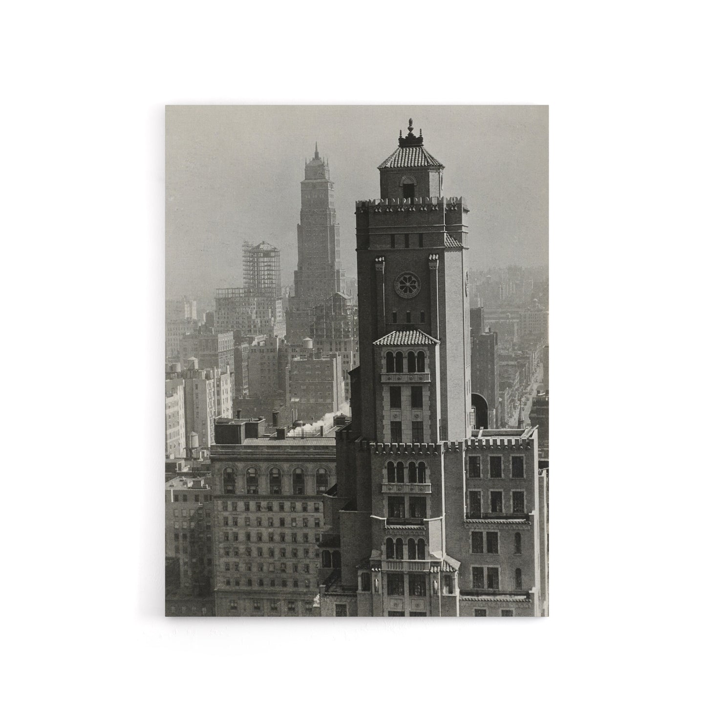 New York City view Alfred Stieglitz Canvas Wall Art Print
