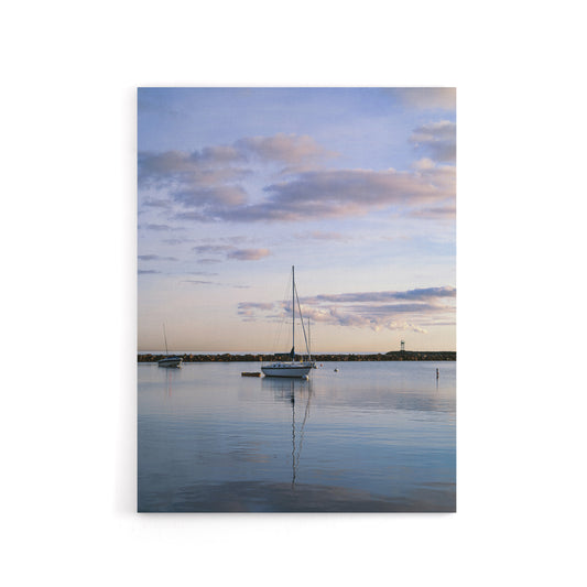 Sunset off the shore of Block island Highsmith Canvas Wall Art Print