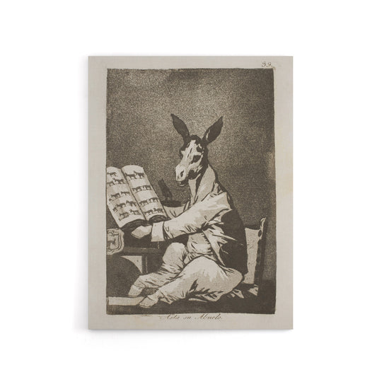 And so was his grandfather Francisco Goya Canvas Wall Art Print