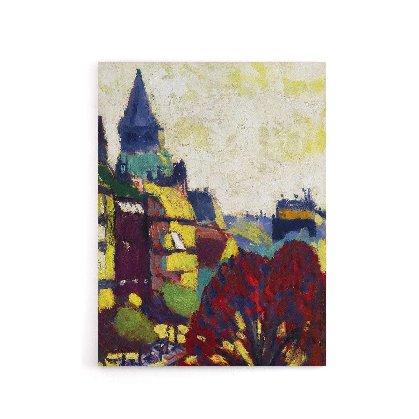 St Germain des pres Paris Henry Lyman Sayen Canvas Wall Art Print