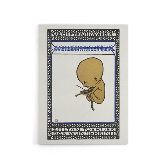 Zoltan Toeroek Violin Child Prodigy Jung Canvas Wall Art Print