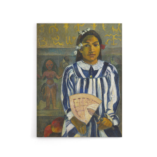 The Ancestors of Tehamana Paul Gauguin Canvas Wall Art Print