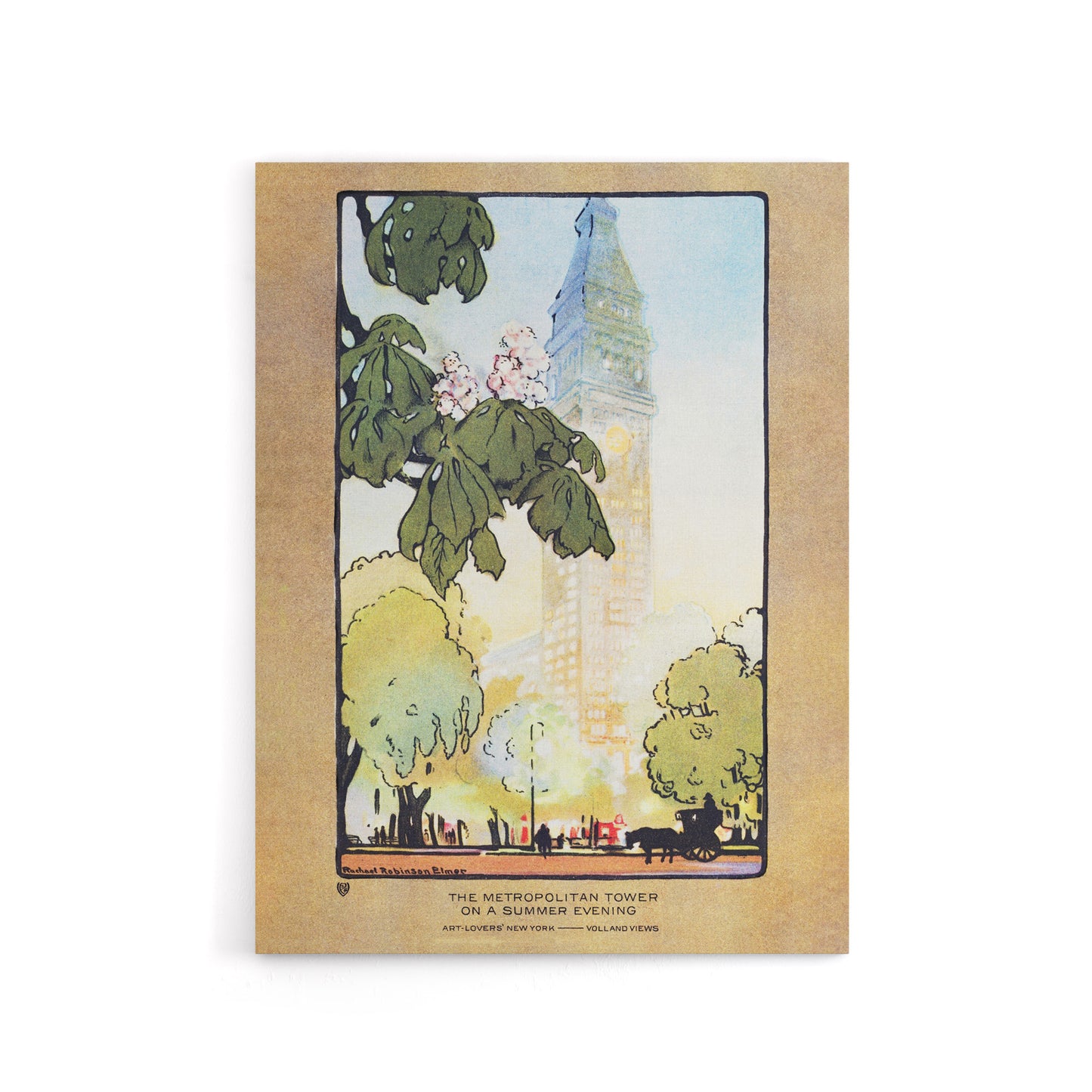 The Metropolitan Tower on A Summer Evening Elmer Canvas Wall Art Print