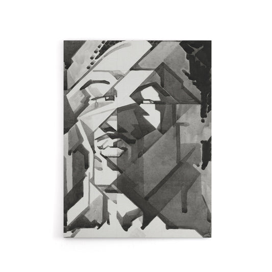 Self Portrait Watercolour Reijer Stolk Canvas Wall Art Print