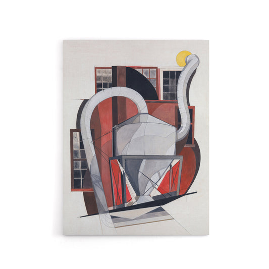 Industrial Machinery Cubist Painting Demuth Canvas Wall Art Print