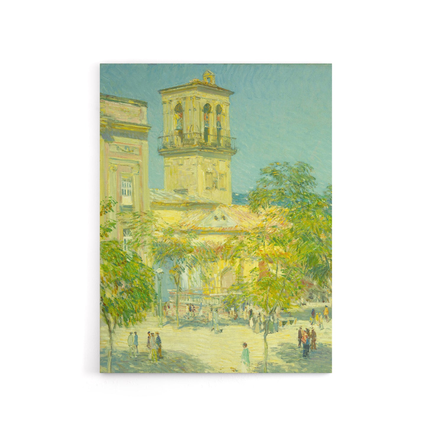 Street of the Great Captain Cityscape Hassam Canvas Wall Art Print