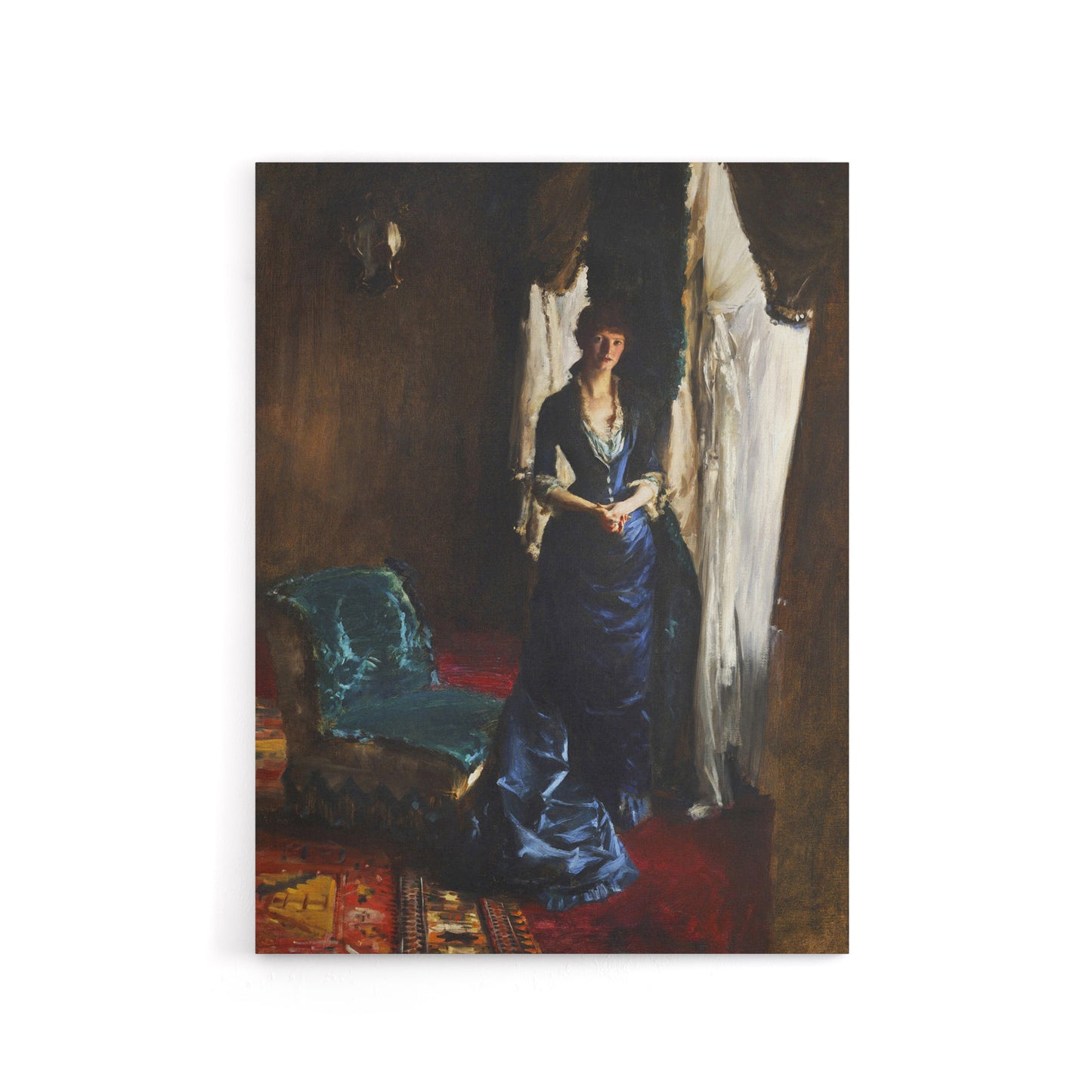 Madame Paul Escudier Portrait Sargent Canvas Wall Art Print
