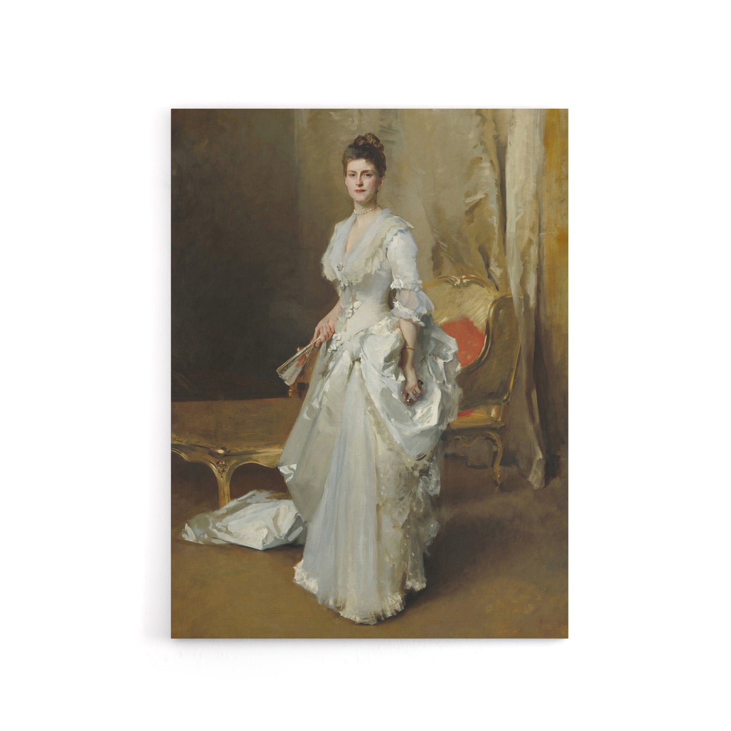 Mrs Henry White Portrait John Singer Sargent Canvas Wall Art Print