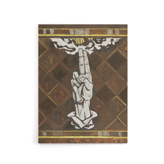 Ulcerated Hand Painting Richard Roland Holst Canvas Wall Art Print