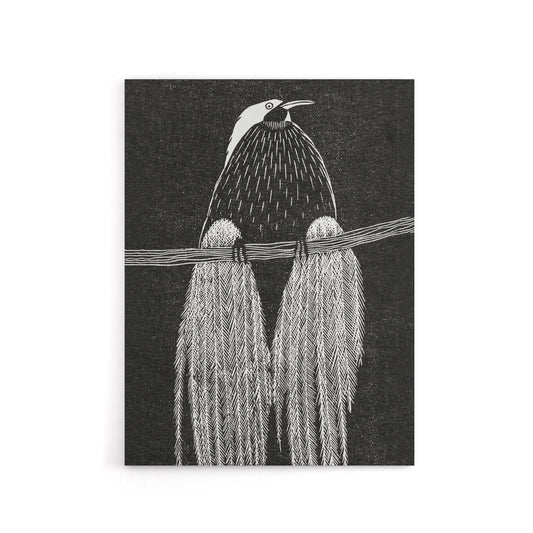 Stylised Bird of Paradise De Mesquita Canvas Wall Art Print