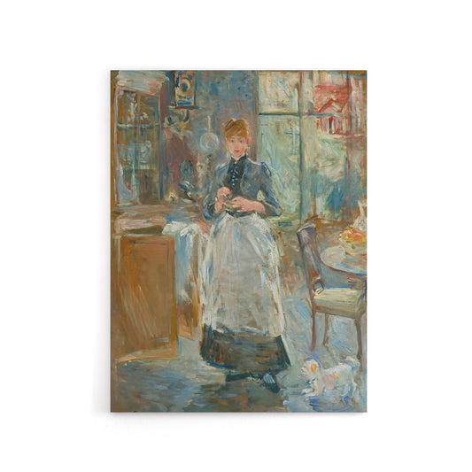 In the Dining Room Oil Painting Morisot Canvas Wall Art