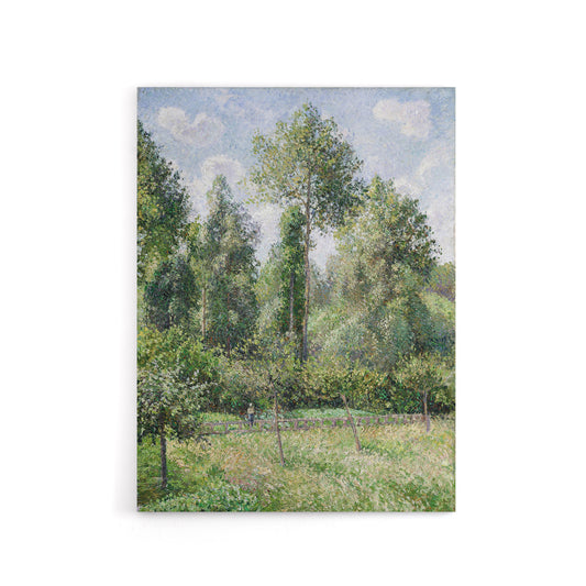 Eragny Poplars Landscape Camille Pissarro Canvas Wall Art