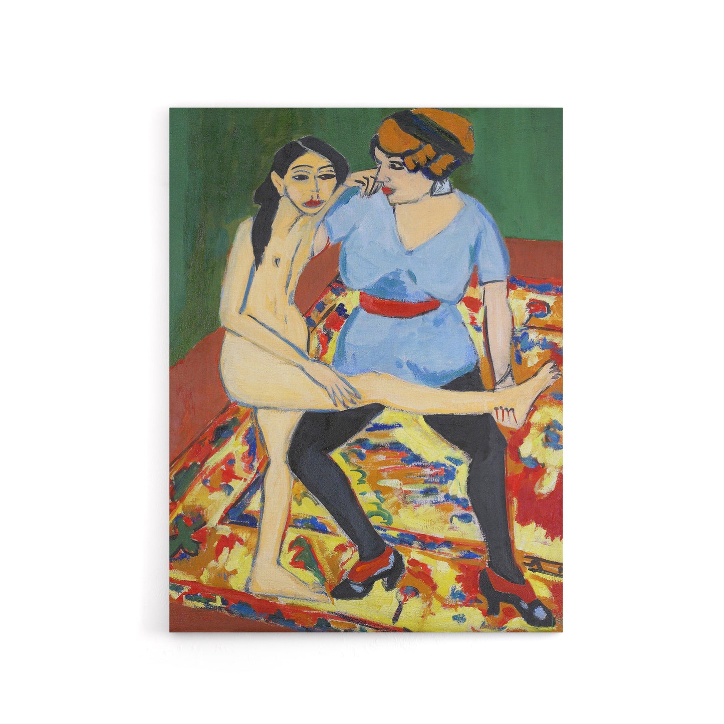 Dance Training Oil Painting Kirchner Canvas Wall Art Print