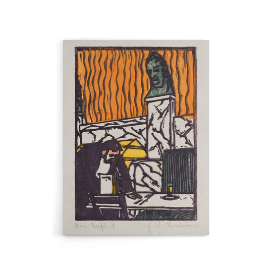 Head Waiter in Cafe Ernst Ludwig Kirchner Canvas Wall Art