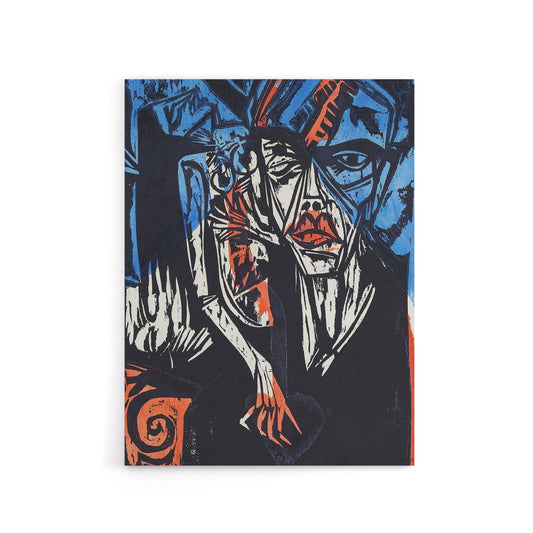 The Agonies of Love Ernst Ludwig Kirchner Canvas Wall Art