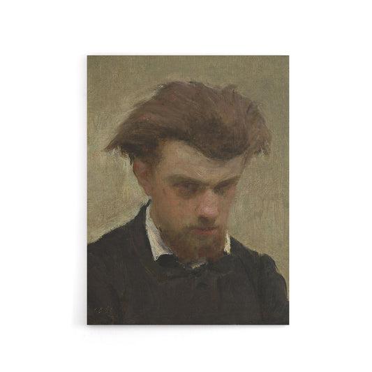 Artist Self Portrait Painting Latour Canvas Wall Art Print